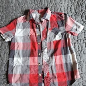 Boys button up short sleeved top